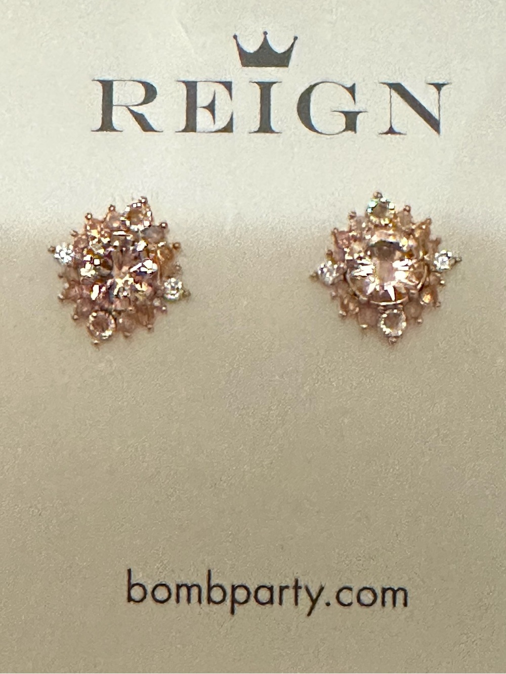 Reign Rose Gold If the Crown Fits Stud Earrings RBP 7674